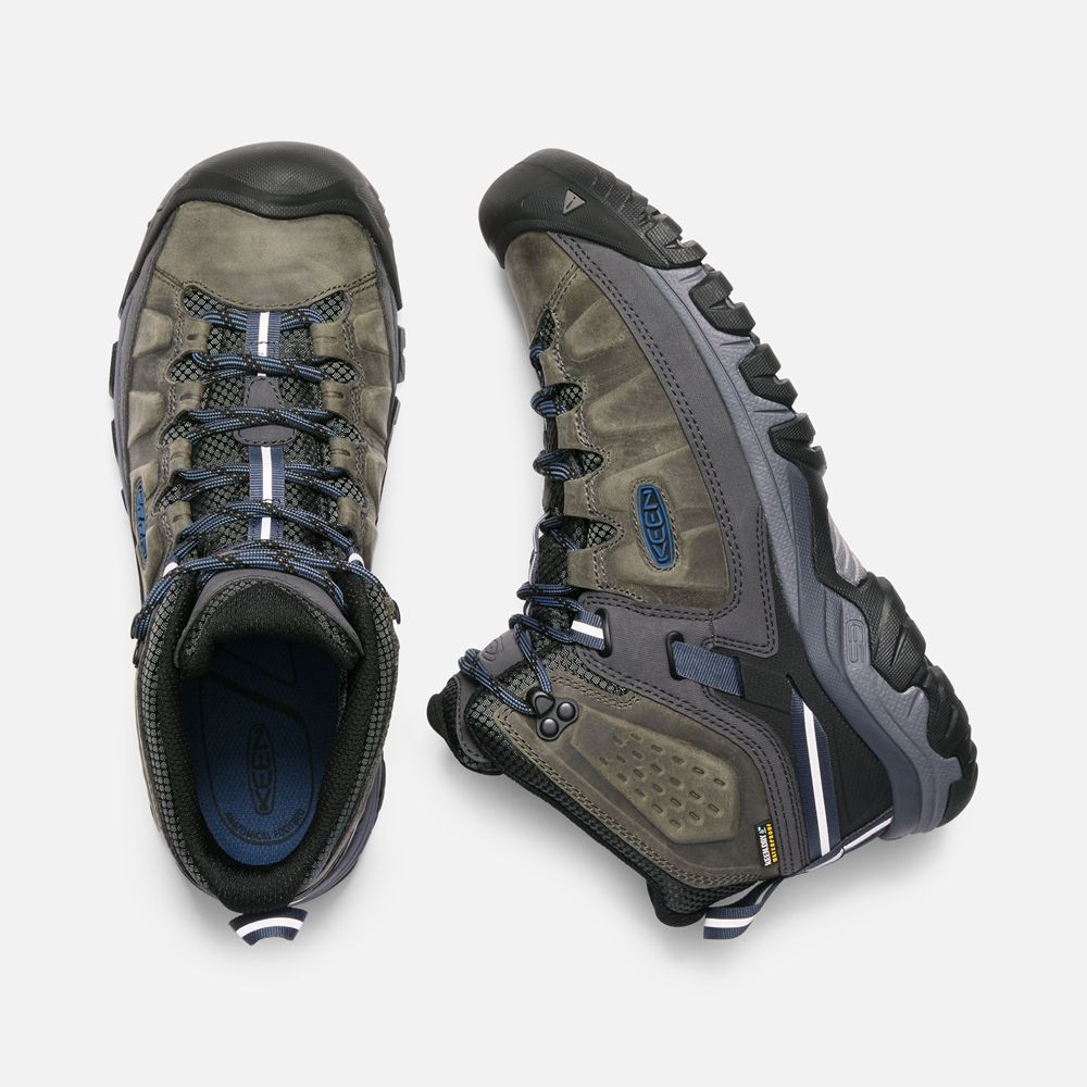 Keen Vandringskängor Herr Svarta Bruna - Targhee Iii Waterproof Mid - 796801IFQ